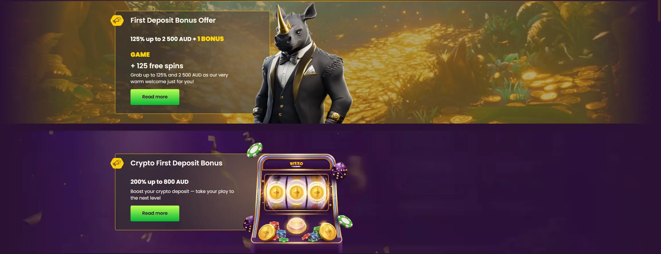 bizzo casino bonus
